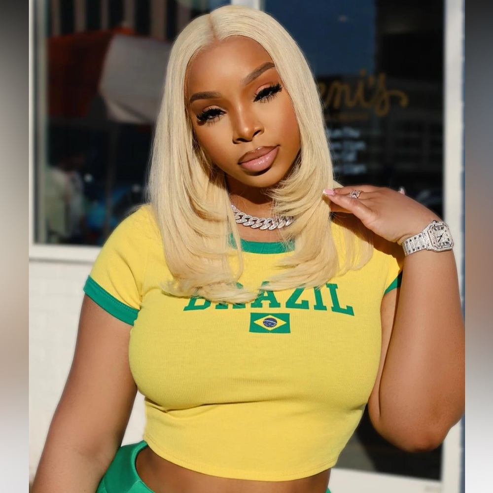 Brazil Ringer Tee